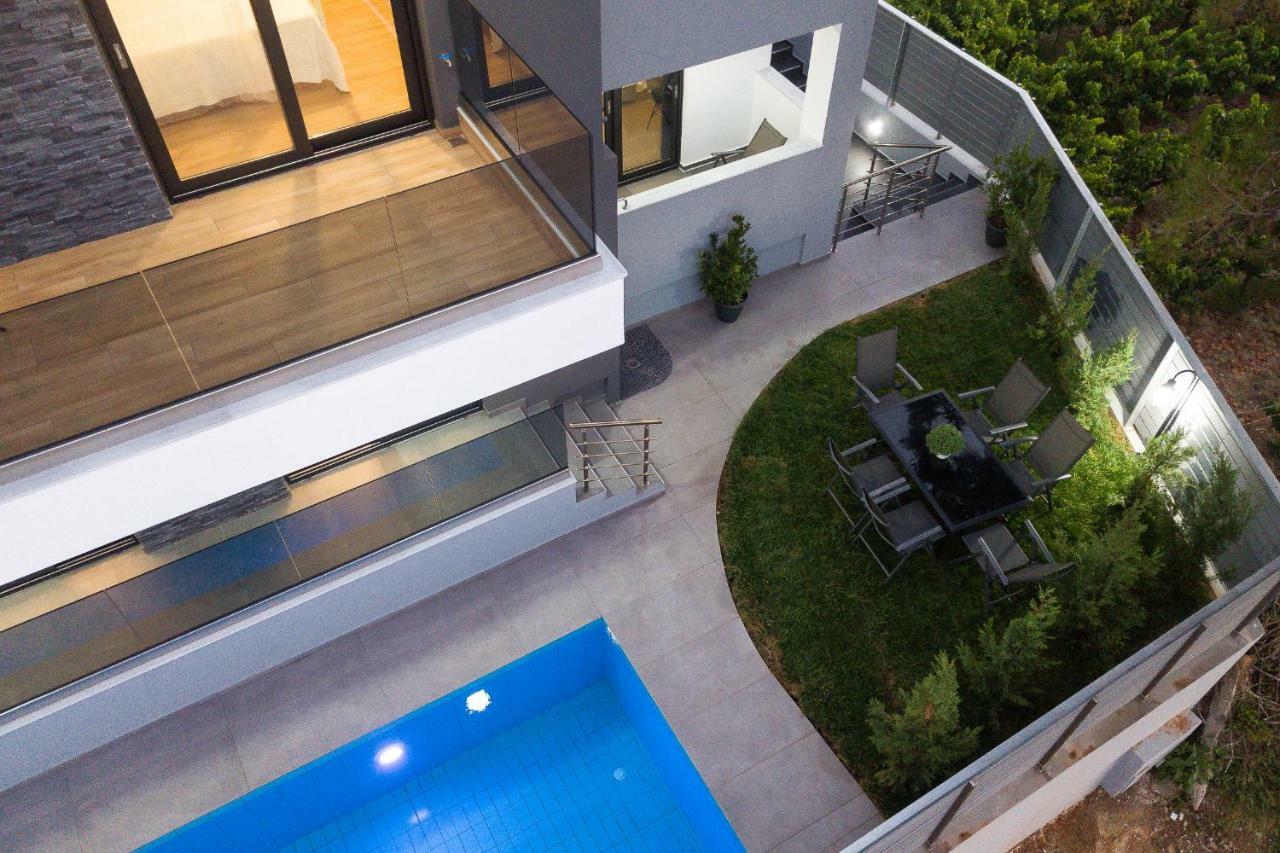 Nisos Villa, Pool & Heated Spawhirlpool, Walking To Beach, By Thinkvilla Sfáka 외부 사진