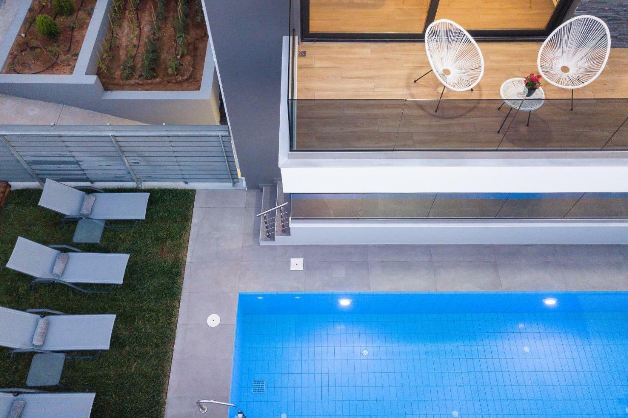 Nisos Villa, Pool & Heated Spawhirlpool, Walking To Beach, By Thinkvilla Sfáka 외부 사진