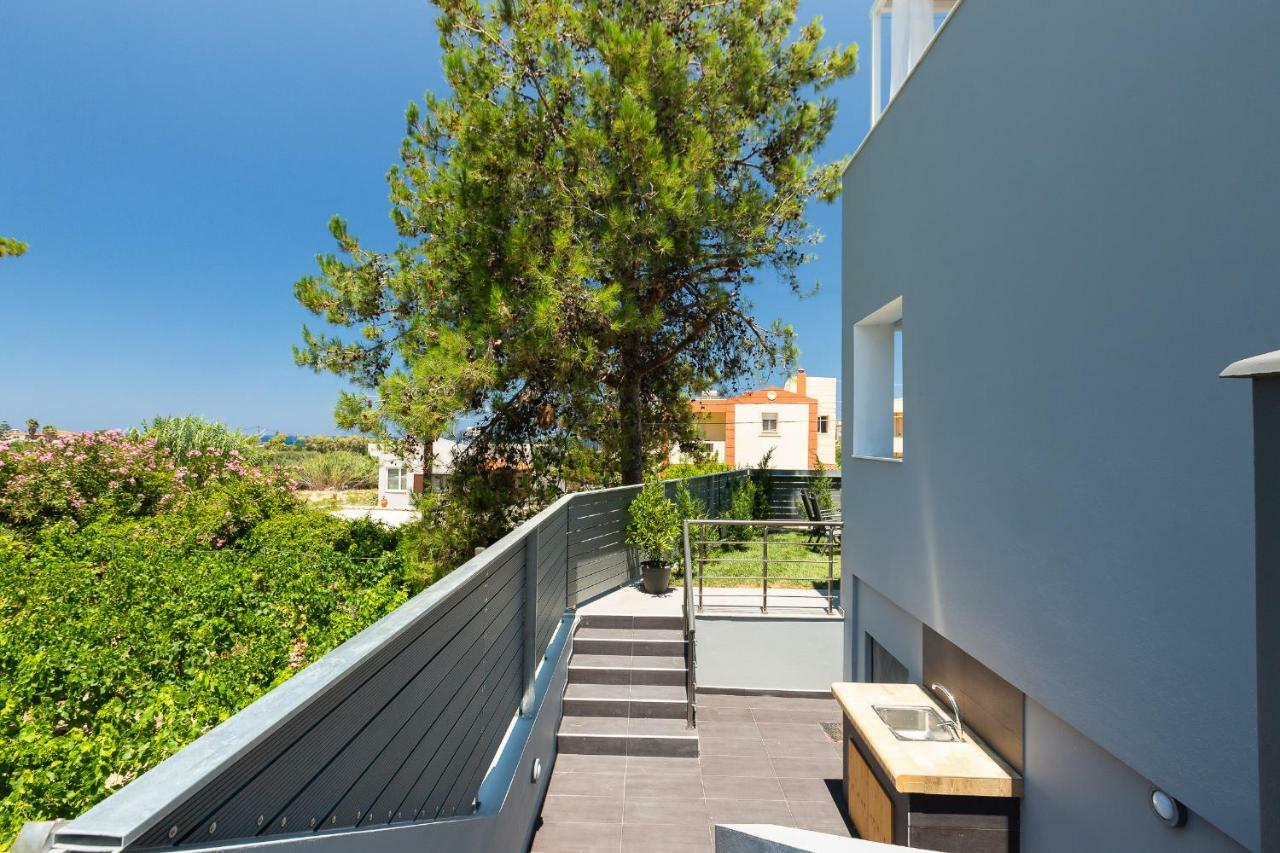 Nisos Villa, Pool & Heated Spawhirlpool, Walking To Beach, By Thinkvilla Sfáka 외부 사진