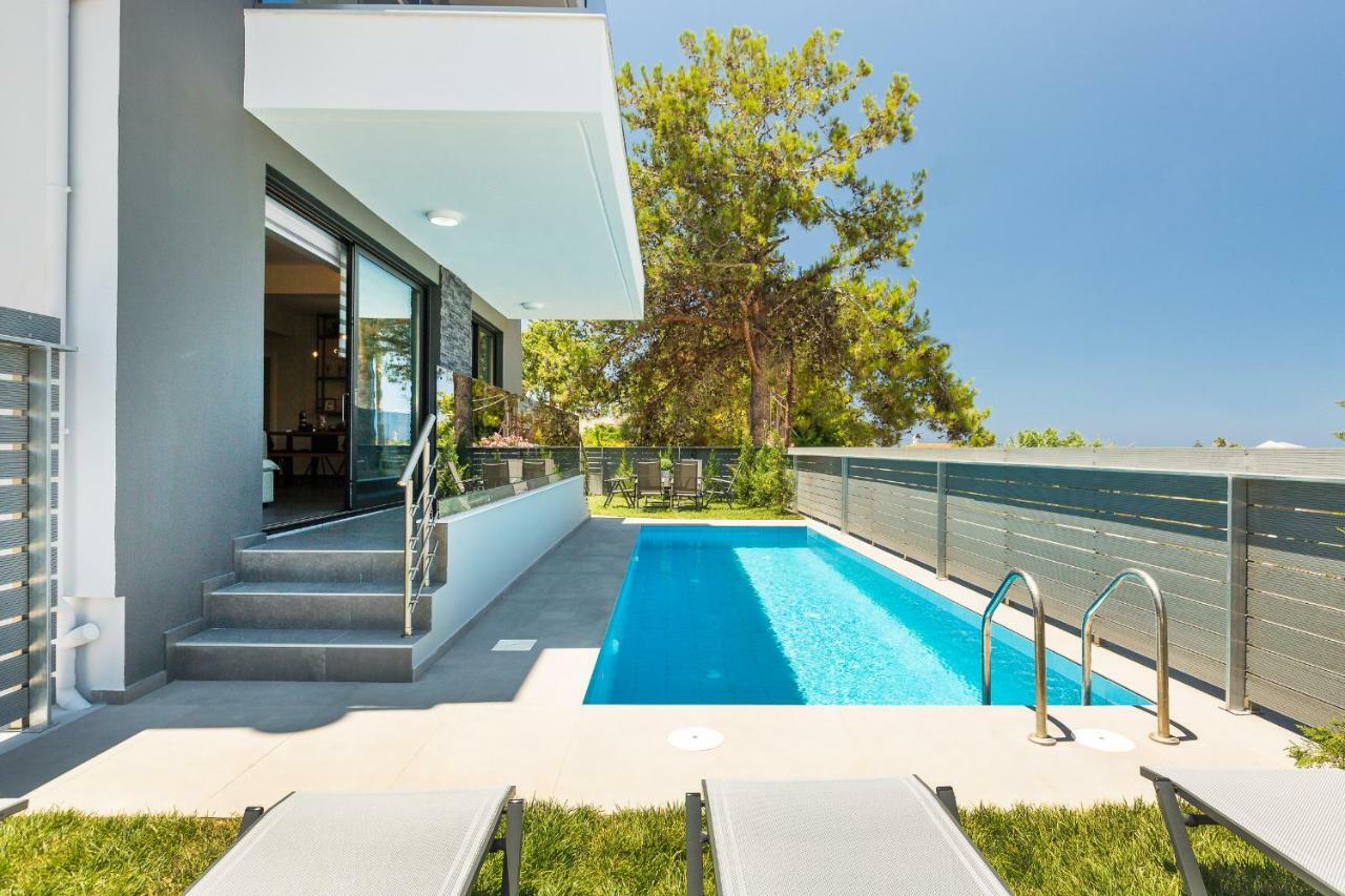 Nisos Villa, Pool & Heated Spawhirlpool, Walking To Beach, By Thinkvilla Sfáka 외부 사진