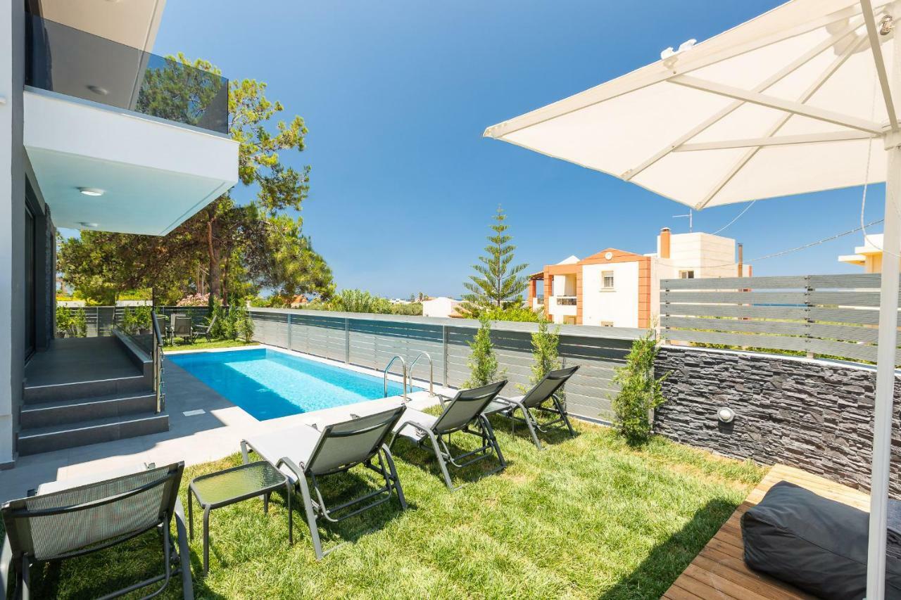 Nisos Villa, Pool & Heated Spawhirlpool, Walking To Beach, By Thinkvilla Sfáka 외부 사진